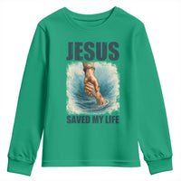 Jesus Saved My Life Youth Sweatshirt Christian Bible Verse - Wonder Print Shop