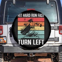 Hit Hard Run Fast Turn Left Spare Tire Cover Funny Jesus Baseball Player - Wonder Print Shop