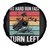 Hit Hard Run Fast Turn Left Spare Tire Cover Funny Jesus Baseball Player - Wonder Print Shop