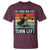 Hit Hard Run Fast Turn Left T Shirt Funny Jesus Baseball Player - Wonder Print Shop