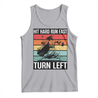 Hit Hard Run Fast Turn Left Tank Top Funny Jesus Baseball Player - Wonder Print Shop