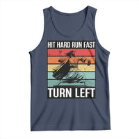 Hit Hard Run Fast Turn Left Tank Top Funny Jesus Baseball Player - Wonder Print Shop