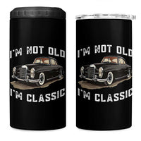 I'm Not Old I'm Classic 4 in 1 Can Cooler Tumbler Funny Vintage Car Enthusiast