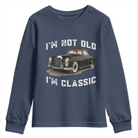 I'm Not Old I'm Classic Youth Sweatshirt Funny Vintage Car Enthusiast - Wonder Print Shop