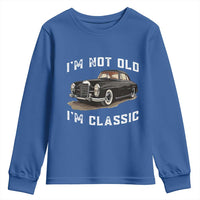 I'm Not Old I'm Classic Youth Sweatshirt Funny Vintage Car Enthusiast - Wonder Print Shop