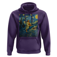 Jesus Shark Stary Night Hoodie Artist Van Gogh Christian - Wonder Print Shop