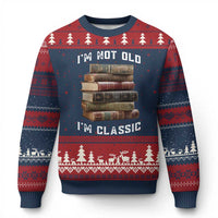 Funny Book Lover Ugly Christmas Sweater I Am Not Old I Am Classic - Wonder Print Shop