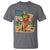 Patriotic Cowboy Dog T Shirt American Flag Western Country - Wonder Print Shop