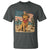 Patriotic Cowboy Dog T Shirt American Flag Western Country - Wonder Print Shop