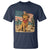Patriotic Cowboy Dog T Shirt American Flag Western Country - Wonder Print Shop