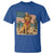 Patriotic Cowboy Dog T Shirt American Flag Western Country - Wonder Print Shop