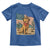 Patriotic Cowboy Dog Toddler T Shirt American Flag Western Country - Wonder Print Shop