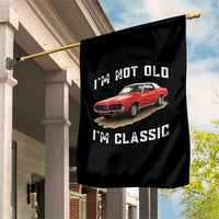 I'm Not Old I'm Classic Garden Flag Vintage 1970 Mercury Cougar Hardtop Classic Car Enthusiast