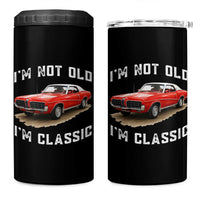 I'm Not Old I'm Classic 4 in 1 Can Cooler Tumbler Vintage 1970 Mercury Cougar Hardtop Classic Car Enthusiast