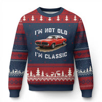 I'm Not Old I'm Classic Ugly Christmas Sweater Vintage 1970 Mercury Cougar Hardtop Classic Car Enthusiast