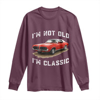 I'm Not Old I'm Classic Long Sleeve Shirt Vintage 1970 Mercury Cougar Hardtop Classic Car Enthusiast
