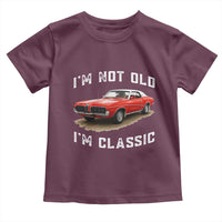 I'm Not Old I'm Classic Toddler T Shirt Vintage 1970 Mercury Cougar Hardtop Classic Car Enthusiast