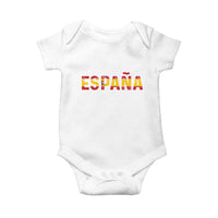 Spain Spanish Flag Espana Pride Baby Onesie