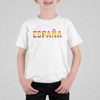 Spain Spanish Flag Espana Pride T Shirt For Kid