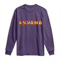Spain Spanish Flag Espana Pride Long Sleeve Shirt
