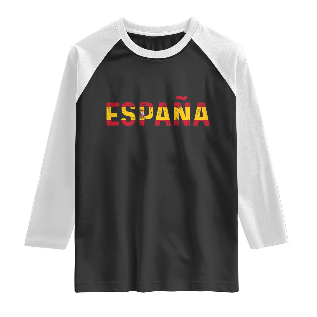 Spain Spanish Flag Espana Pride Raglan Shirt