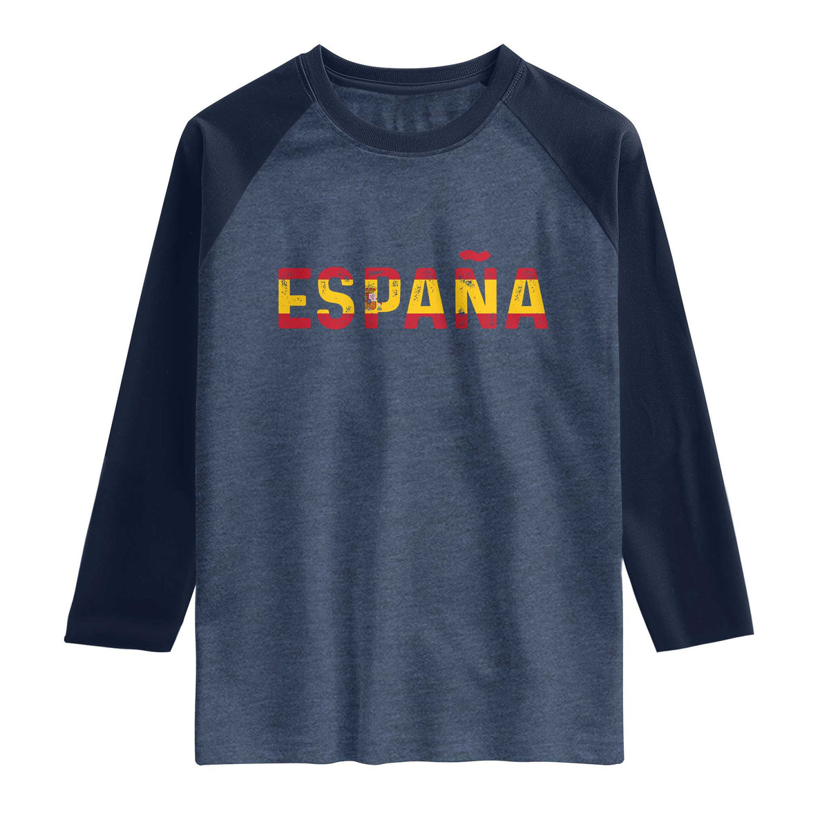 Spain Spanish Flag Espana Pride Raglan Shirt