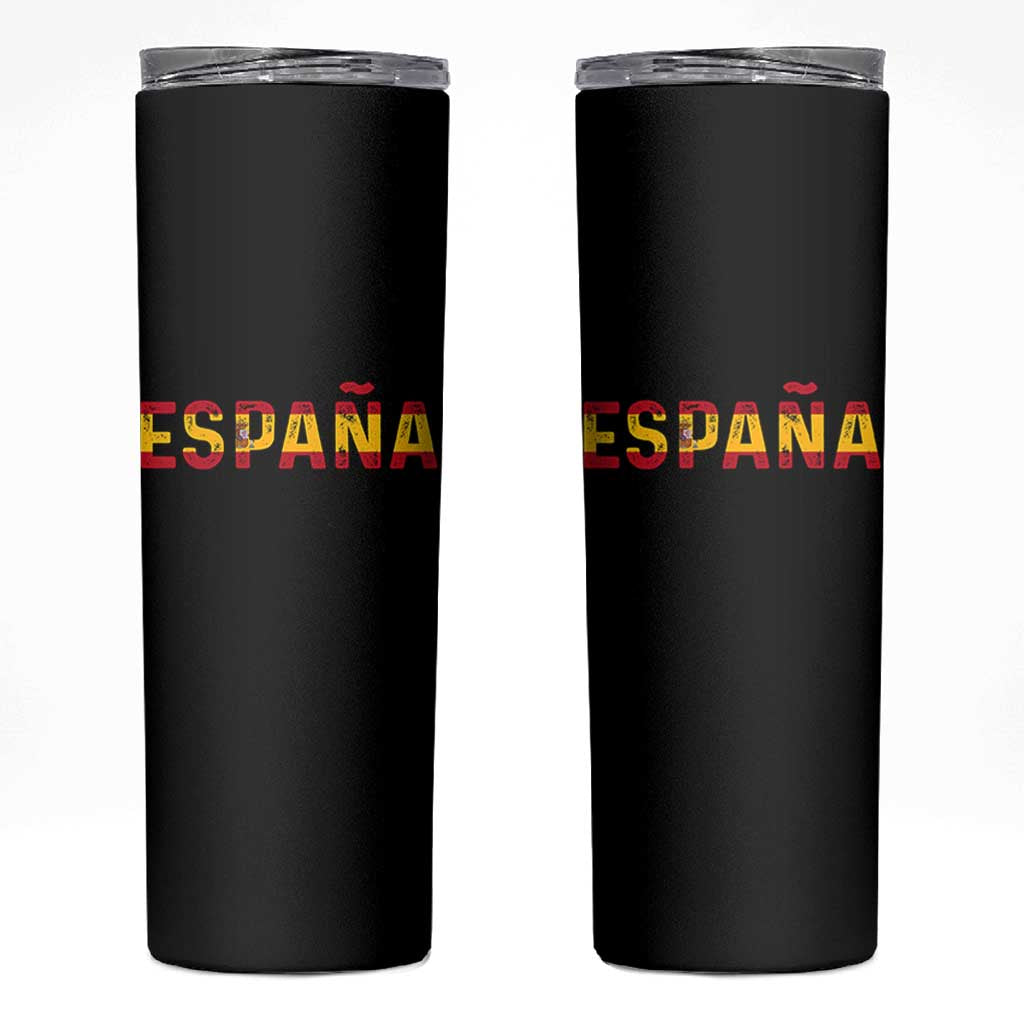 Spain Spanish Flag Espana Pride Skinny Tumbler