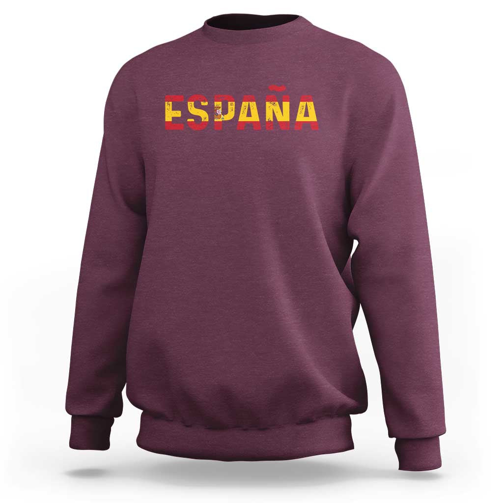 Spain Spanish Flag Espana Pride Sweatshirt