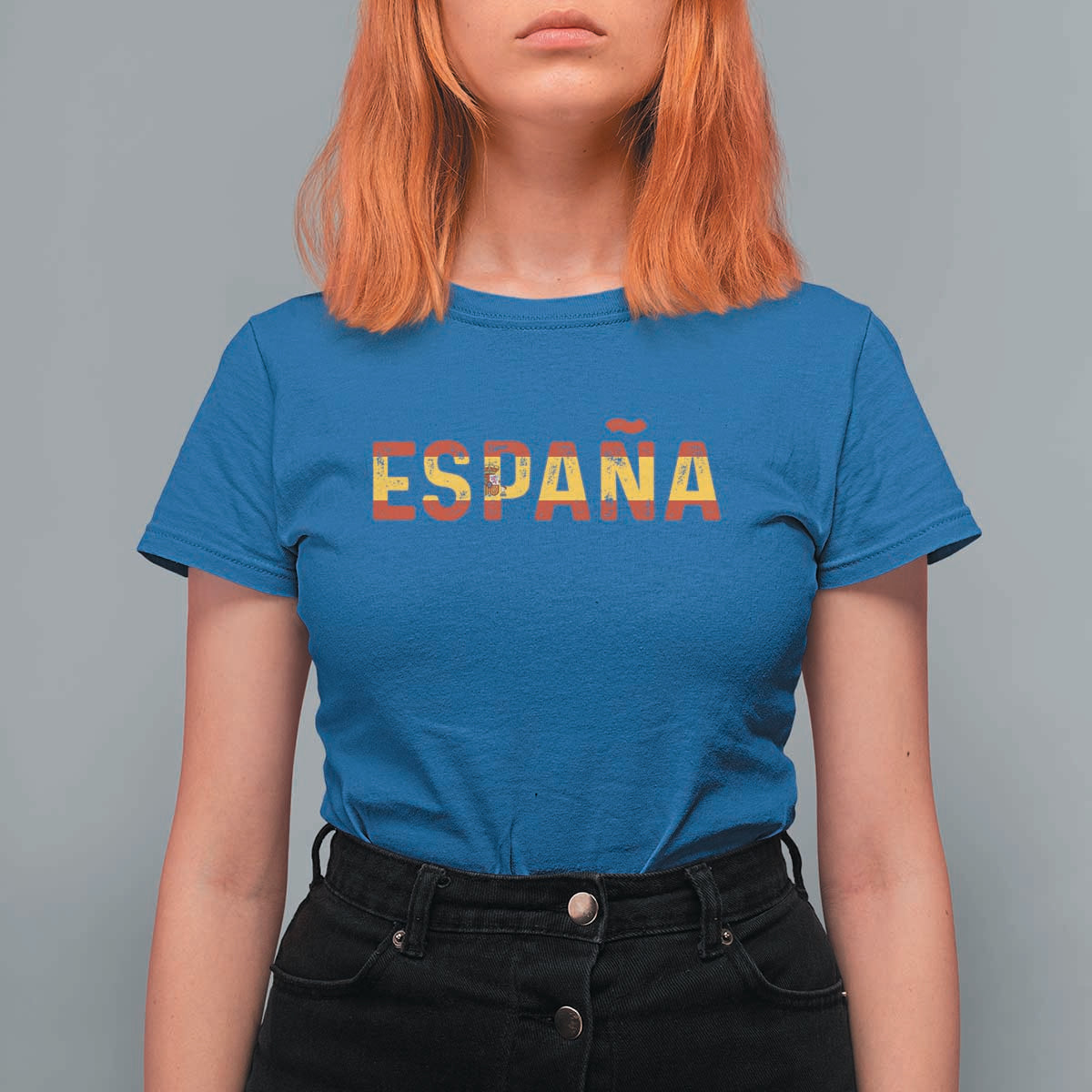 Spain Spanish Flag Espana Pride T Shirt For Women