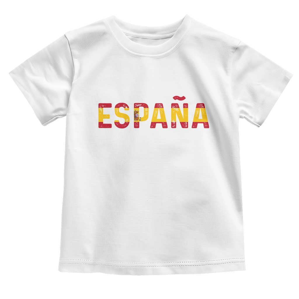 Spain Spanish Flag Espana Pride Toddler T Shirt
