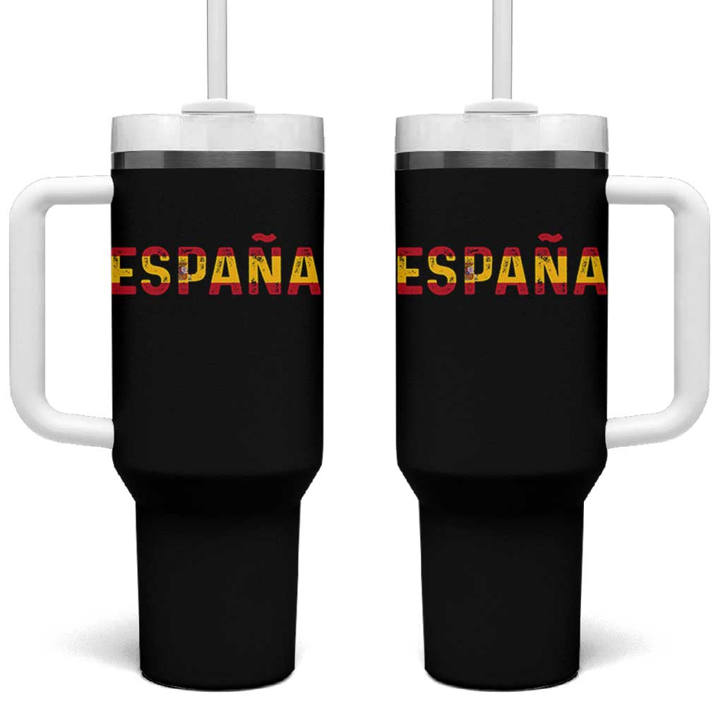 Spain Spanish Flag Espana Pride Tumbler With Handle