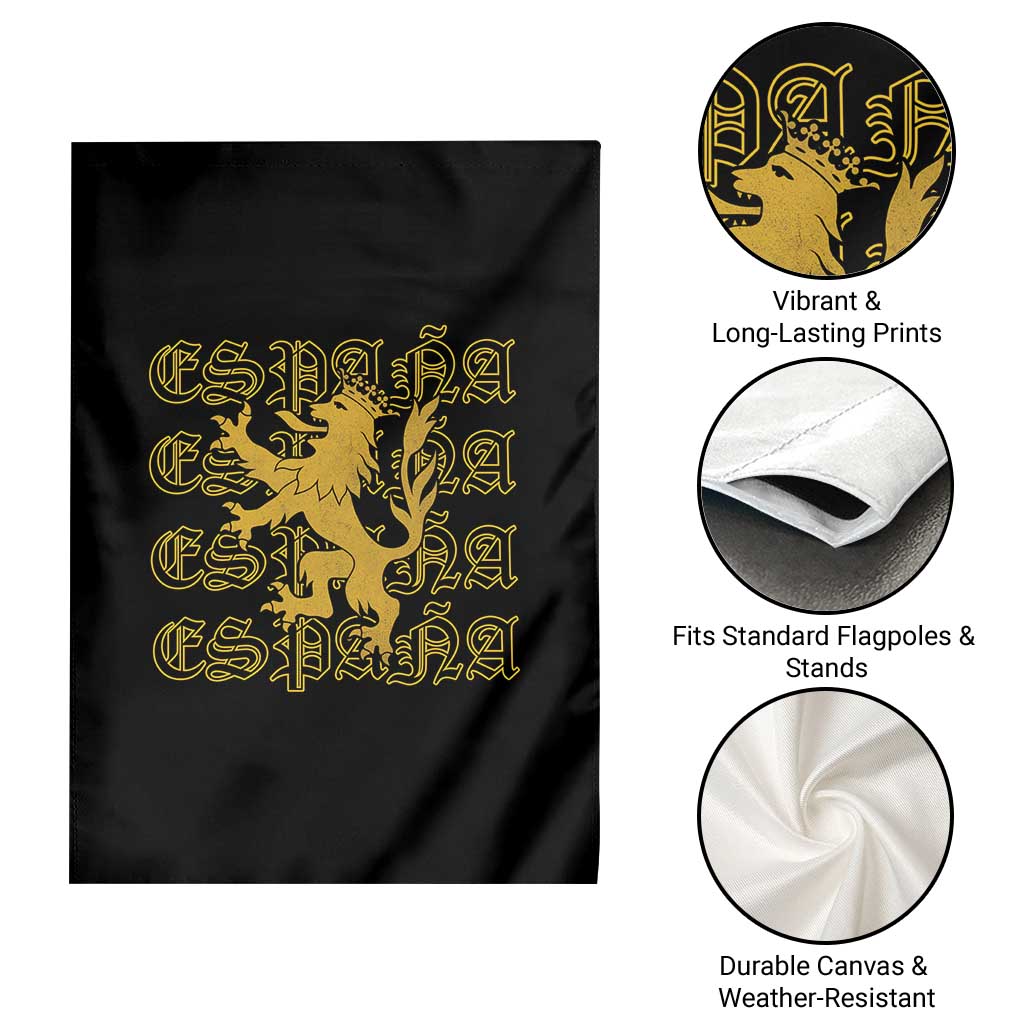 Spain Espana Heraldic Lion Pride Garden Flag