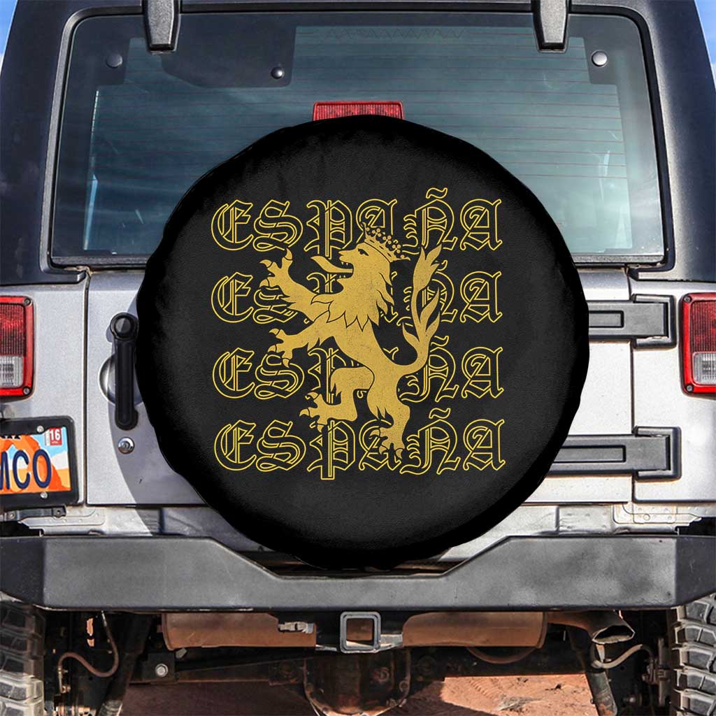 Spain Espana Heraldic Lion Pride Spare Tire Cover