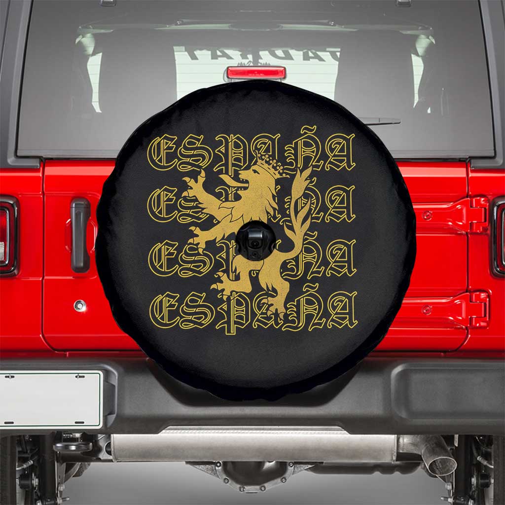 Spain Espana Heraldic Lion Pride Spare Tire Cover