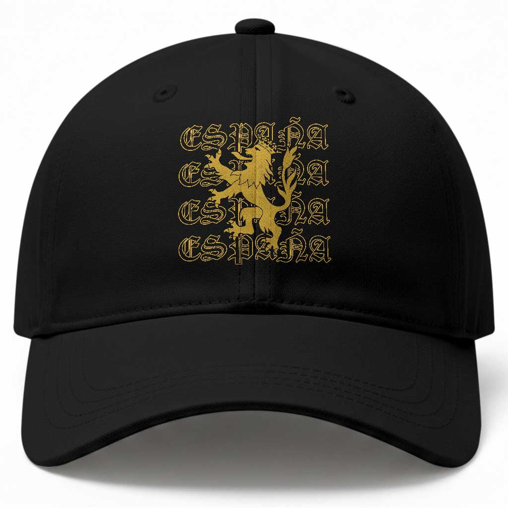 Spain Espana Heraldic Lion Pride Baseball Cap