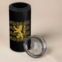 Spain Espana Heraldic Lion Pride 4 in 1 Can Cooler Tumbler