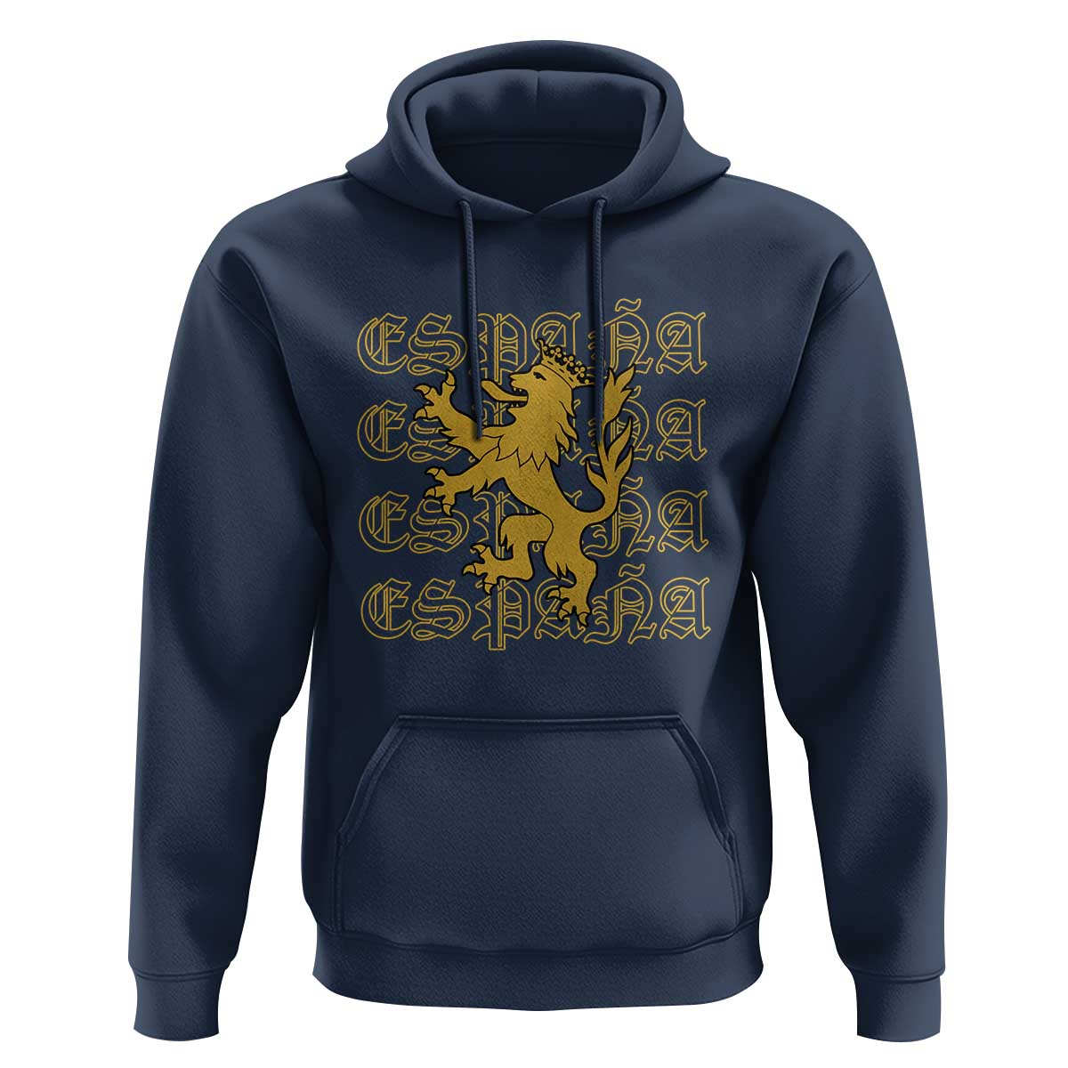 Spain Espana Heraldic Lion Pride Hoodie
