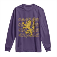 Spain Espana Heraldic Lion Pride Long Sleeve Shirt