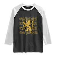 Spain Espana Heraldic Lion Pride Raglan Shirt