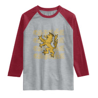 Spain Espana Heraldic Lion Pride Raglan Shirt