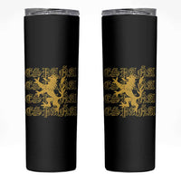 Spain Espana Heraldic Lion Pride Skinny Tumbler
