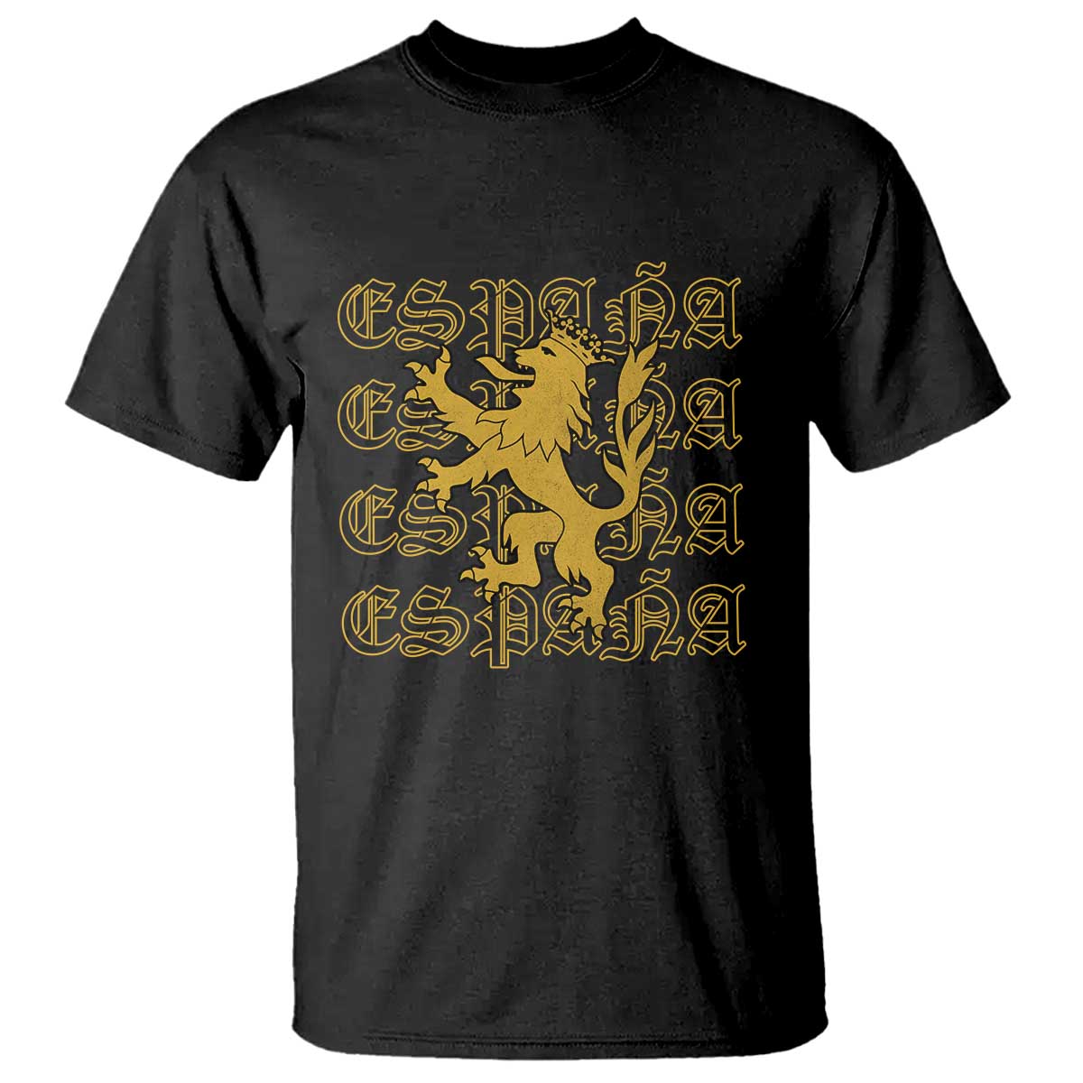 Spain Espana Heraldic Lion Pride T Shirt