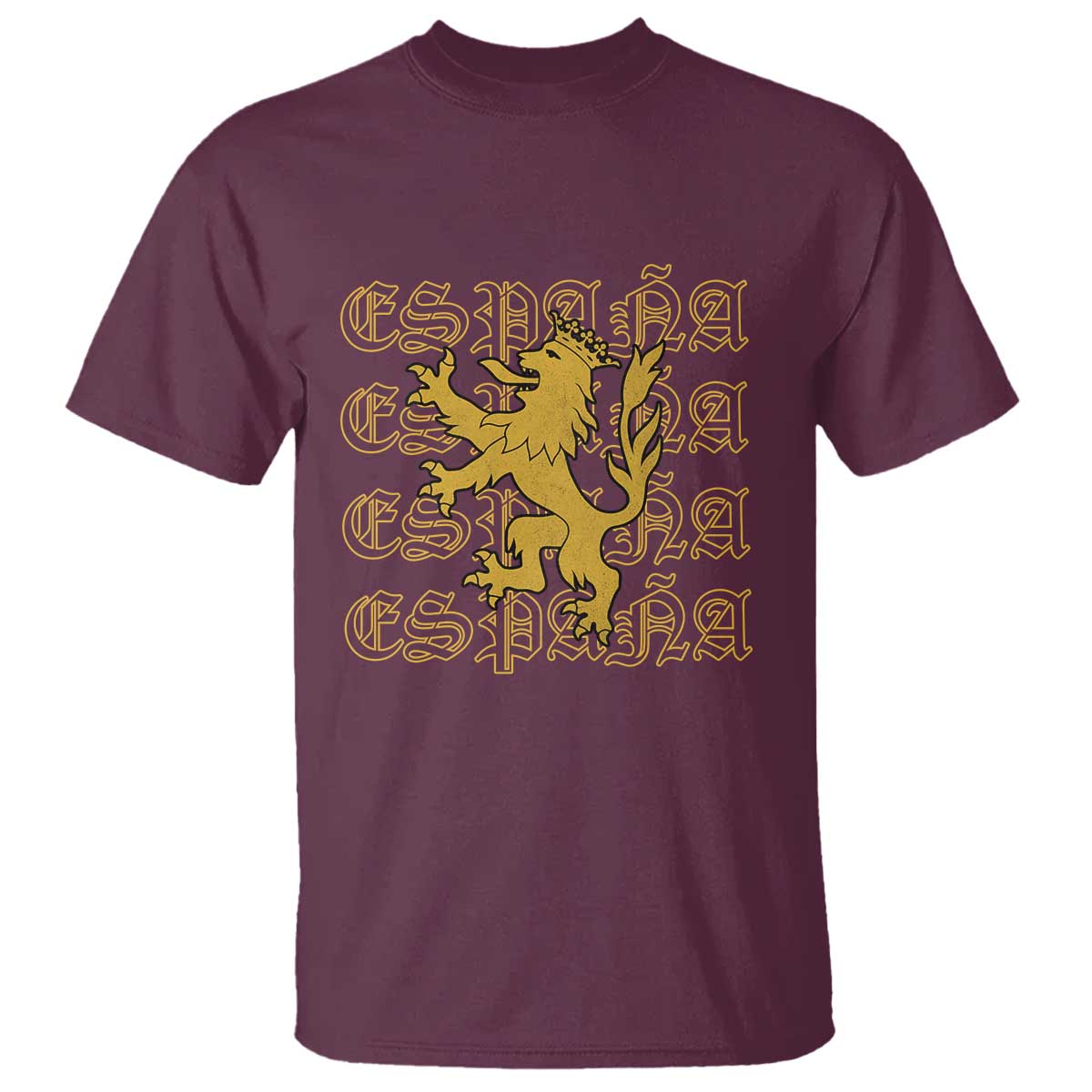 Spain Espana Heraldic Lion Pride T Shirt
