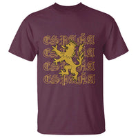 Spain Espana Heraldic Lion Pride T Shirt