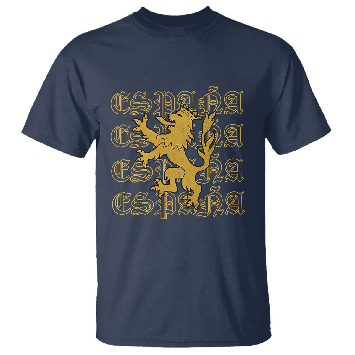 Spain Espana Heraldic Lion Pride T Shirt