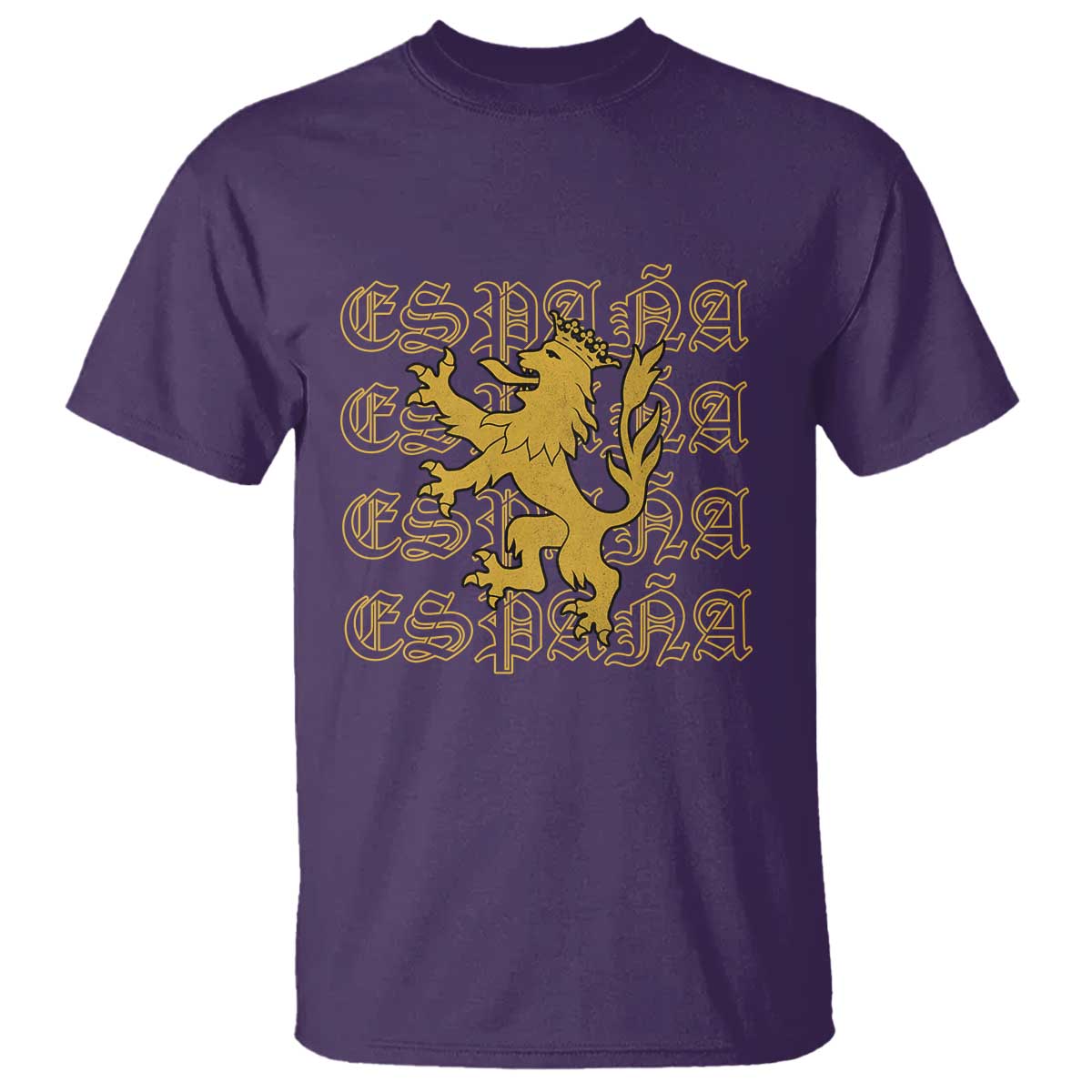 Spain Espana Heraldic Lion Pride T Shirt