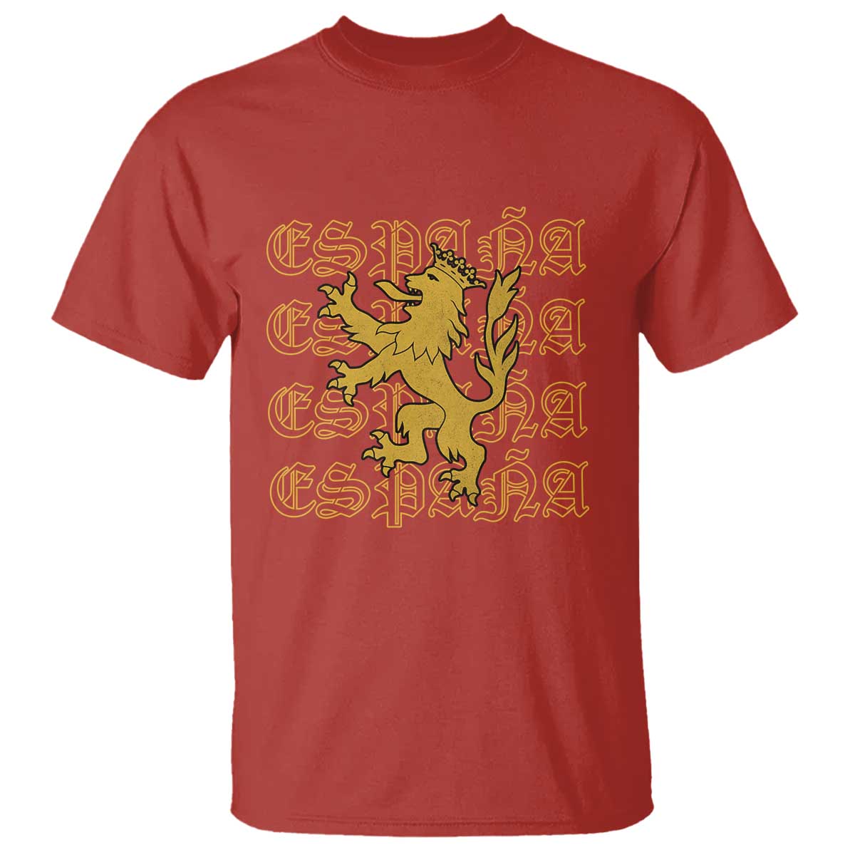 Spain Espana Heraldic Lion Pride T Shirt