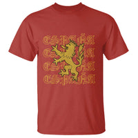 Spain Espana Heraldic Lion Pride T Shirt