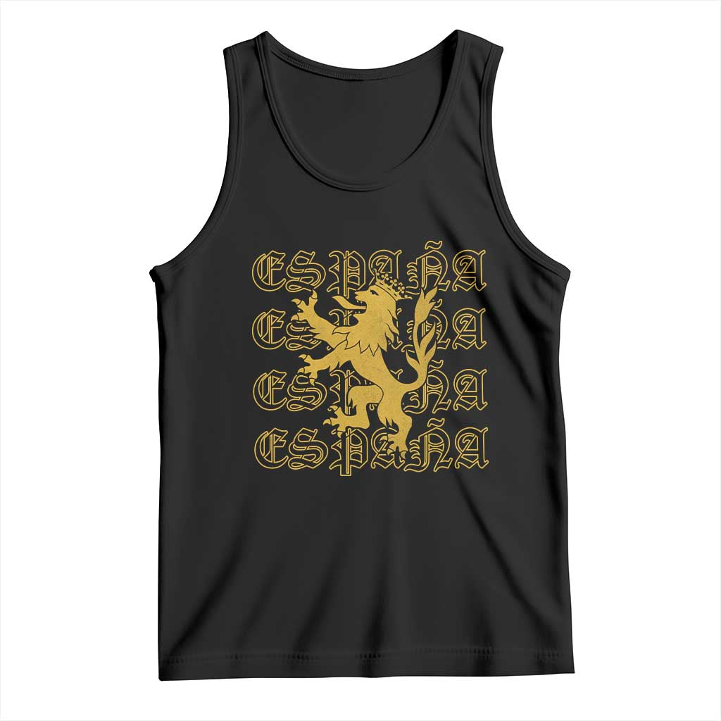 Spain Espana Heraldic Lion Pride Tank Top