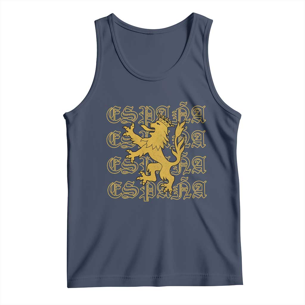 Spain Espana Heraldic Lion Pride Tank Top
